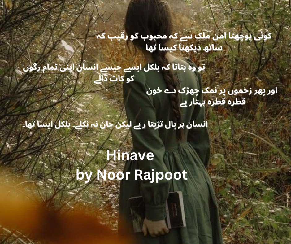 Hinave Novel By Noor Rajpoot Complete