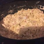 fettuccine carbonara recipe in the slow cooker