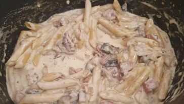 Slow Cooker Carbonara