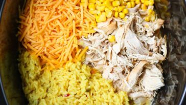 Slow Cooker Cheesy Chicken and Rice